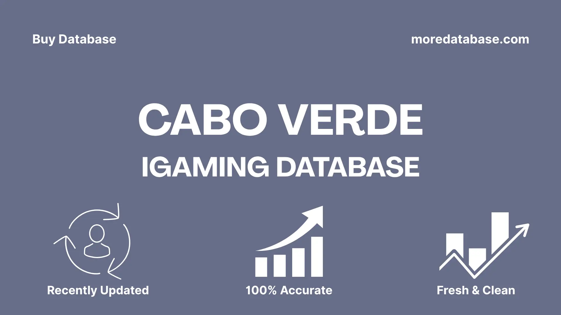 Cabo Verde iGaming Database 1 Million Package